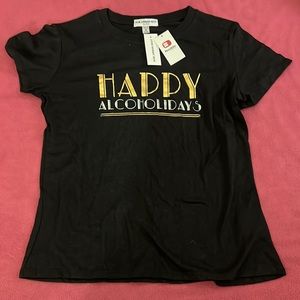 New “happy alcoholidays” tshirt